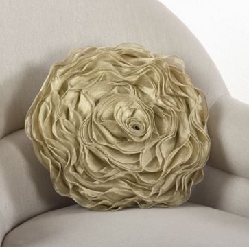 Rose Design Pillow