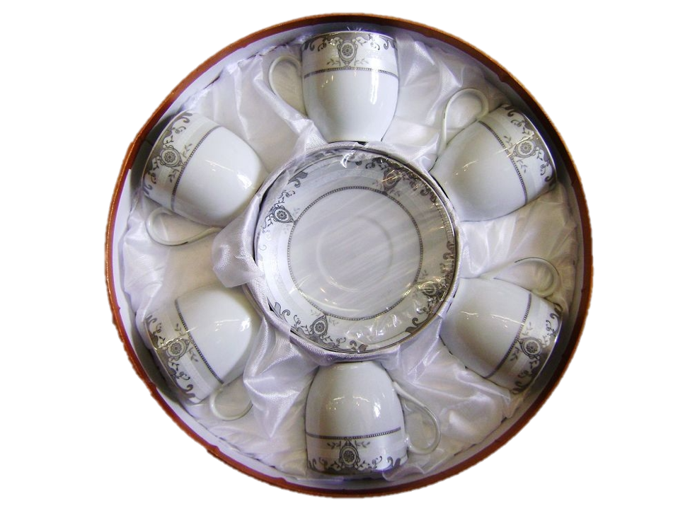 Expresso Coffee Cups & Saucer Set