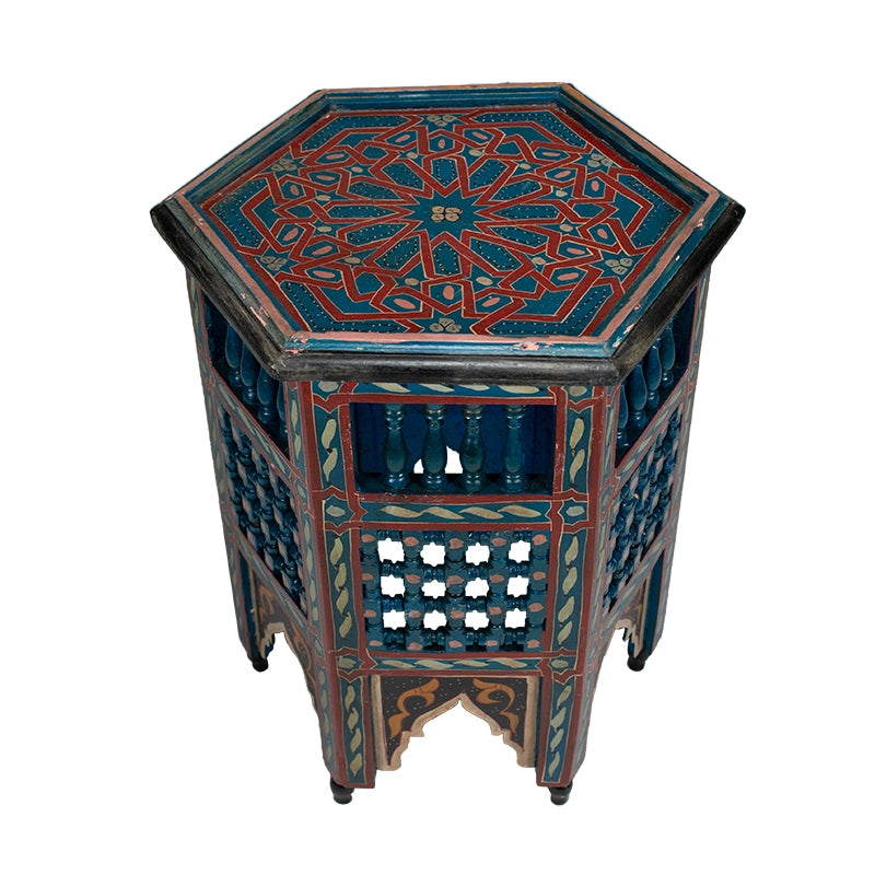 Med. Hexagon Moroccon Coffee Table