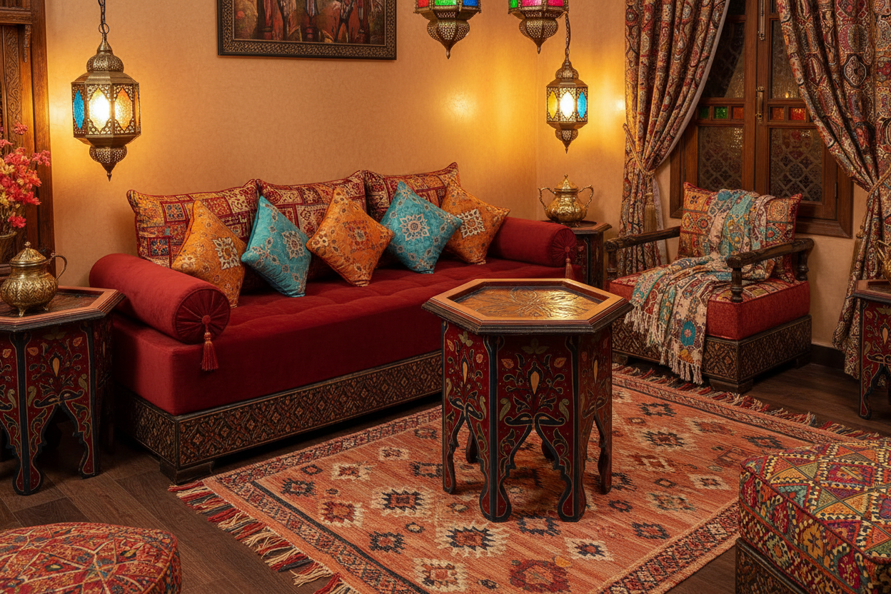 Mesa marroquí X-Sm. 14hx13w-#36