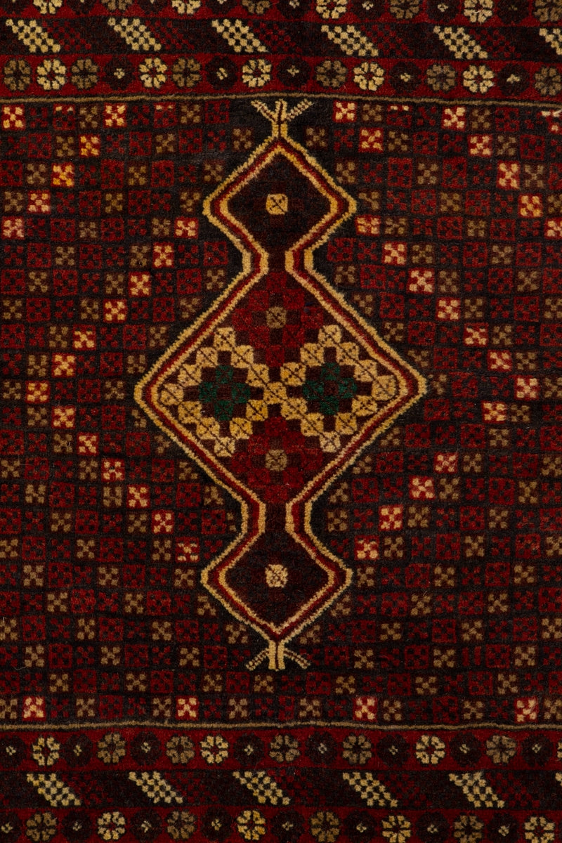 Red Baluchi Wool Rug