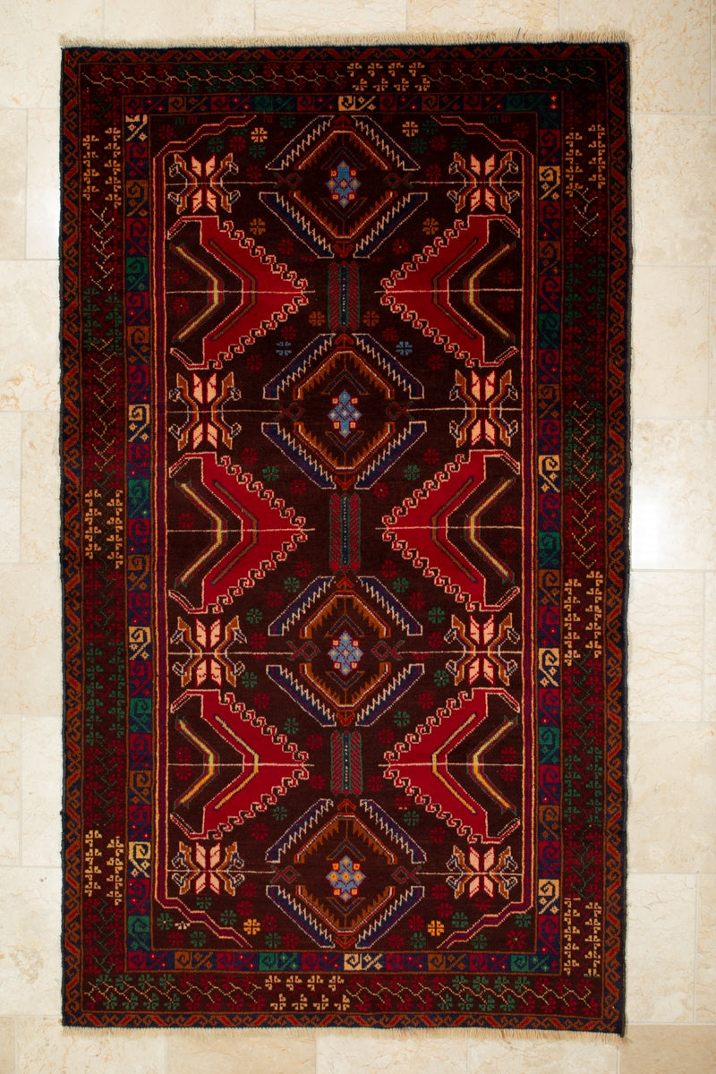Baluchi Turkemen Wool Rug