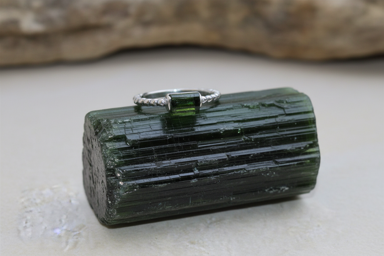 Black Tourmaline Ring