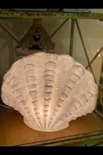 Large Standing Scallop Lamp