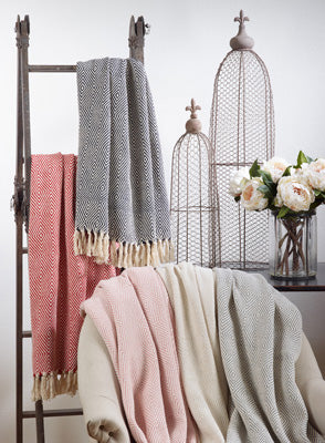 Soft Diamond Weave Throw