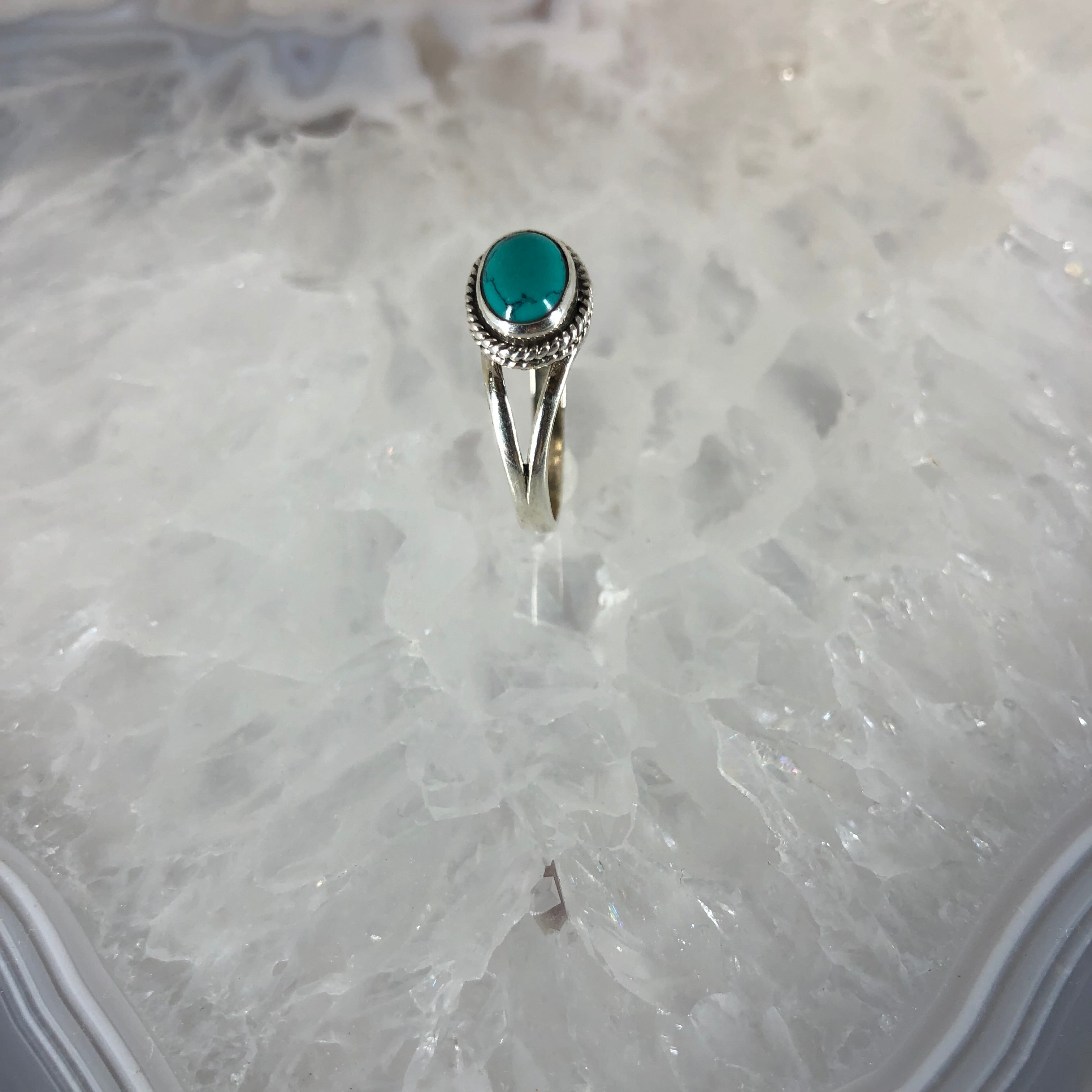 5- Anillo Turquesa 8.5