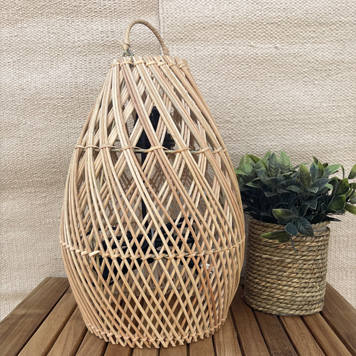 Silang Rattan Ceiling Light