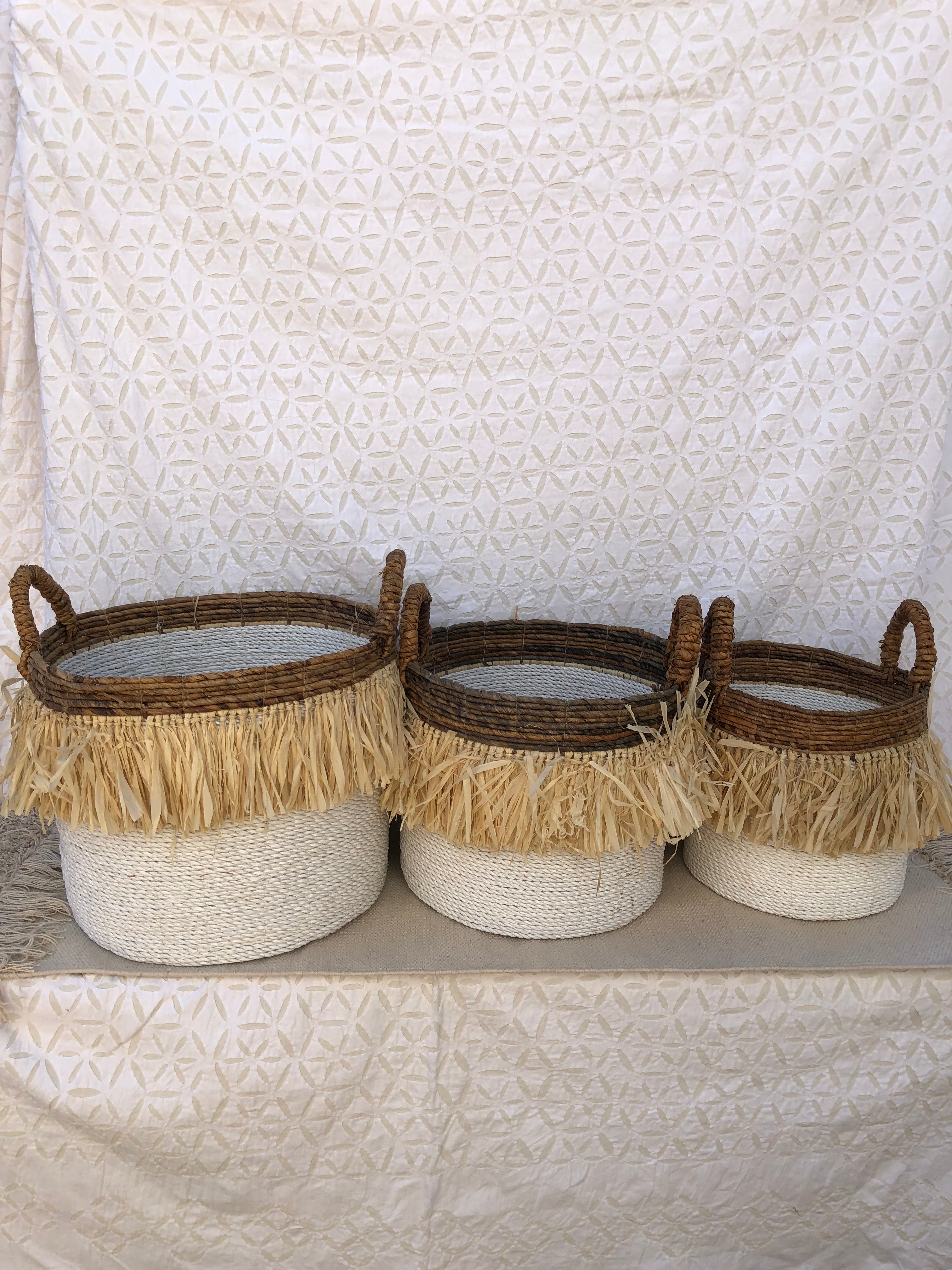Seagrass & Banana Leaf Baskets