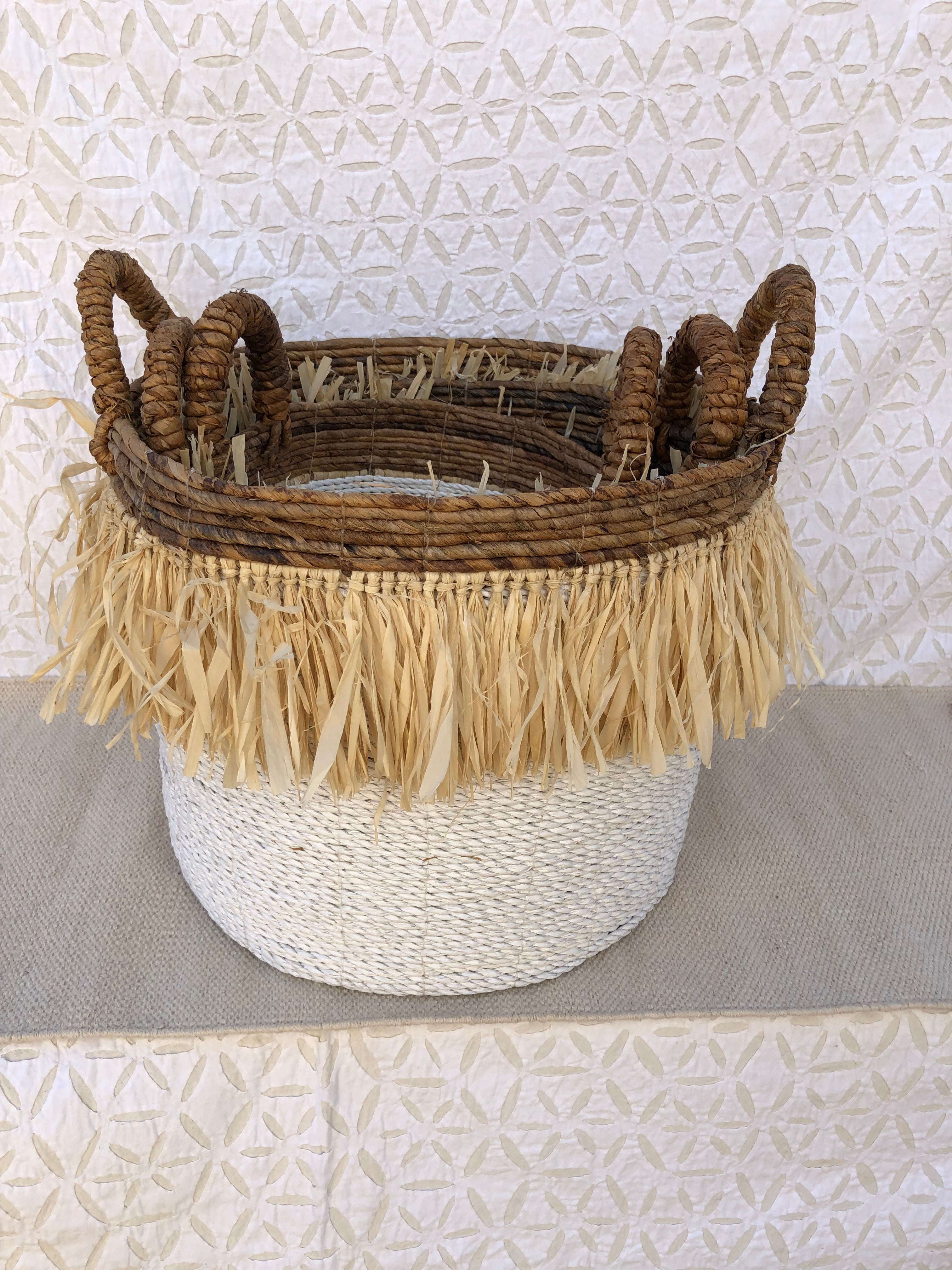 Seagrass & Banana Leaf Baskets