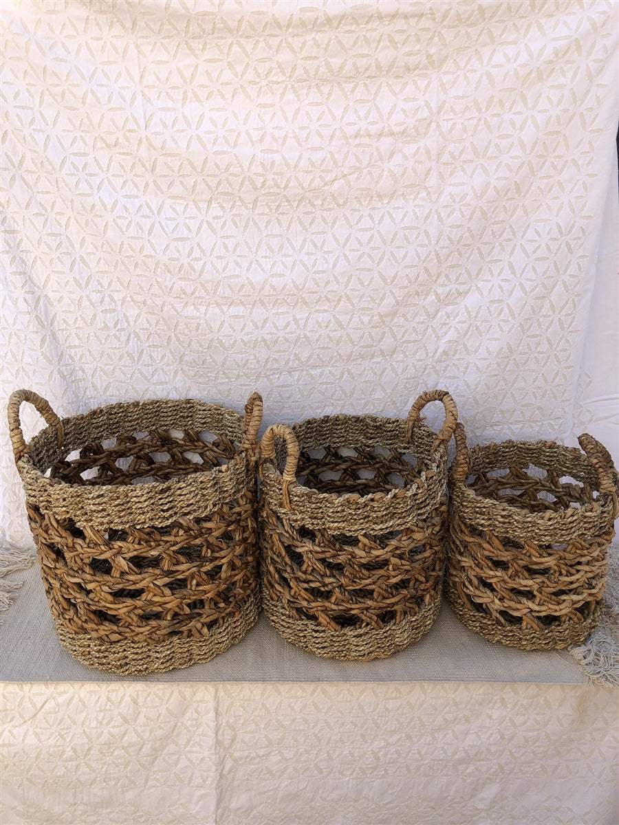 Banana Leaf & Seagrass Baskets