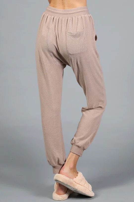 Mocha Fleece Jogger