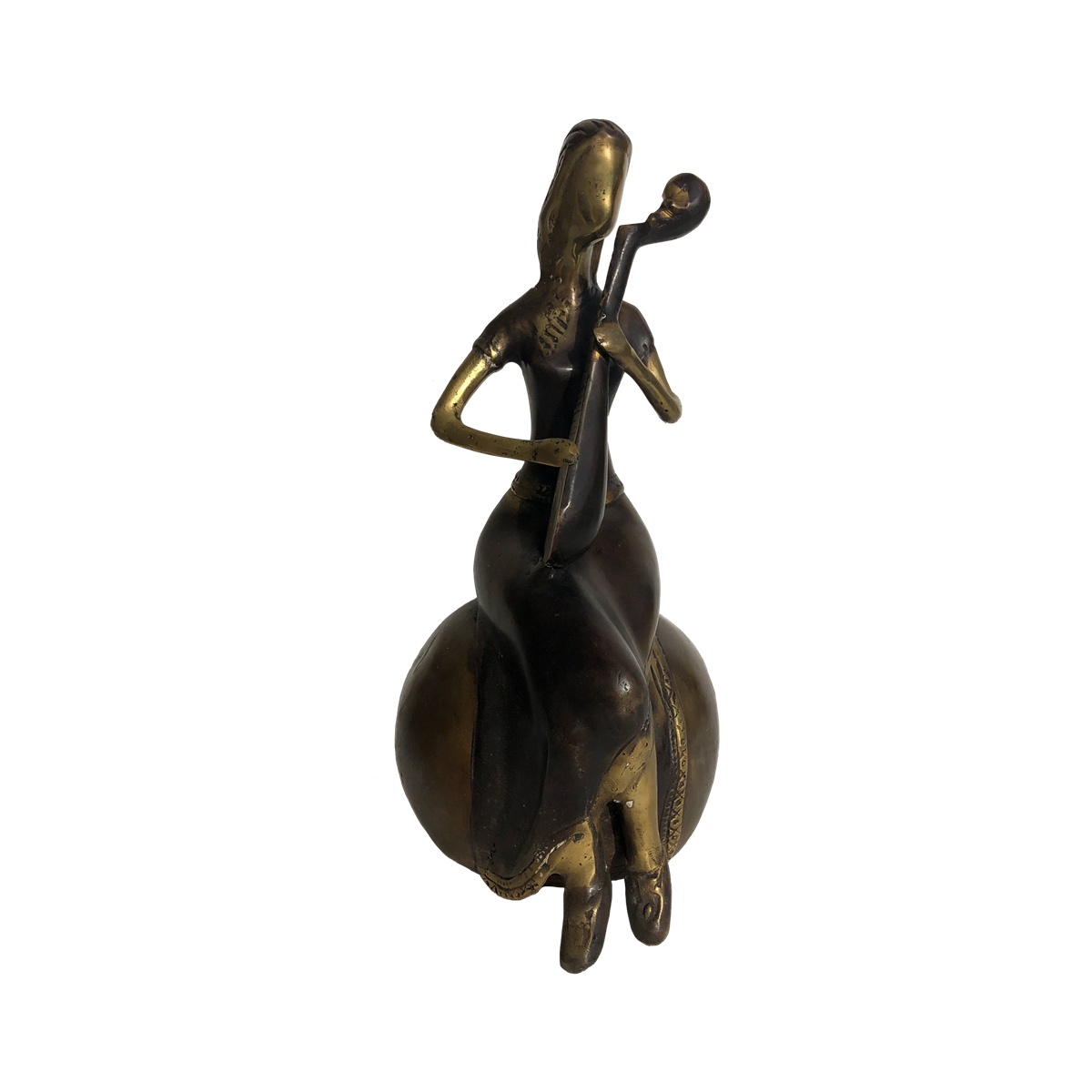 Brass Female Playing Instr