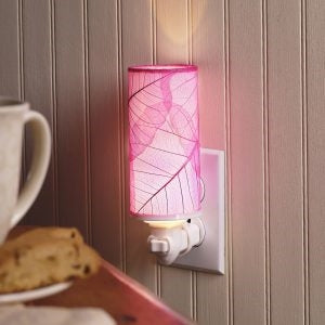 Banyan Leaves Pink Night Light