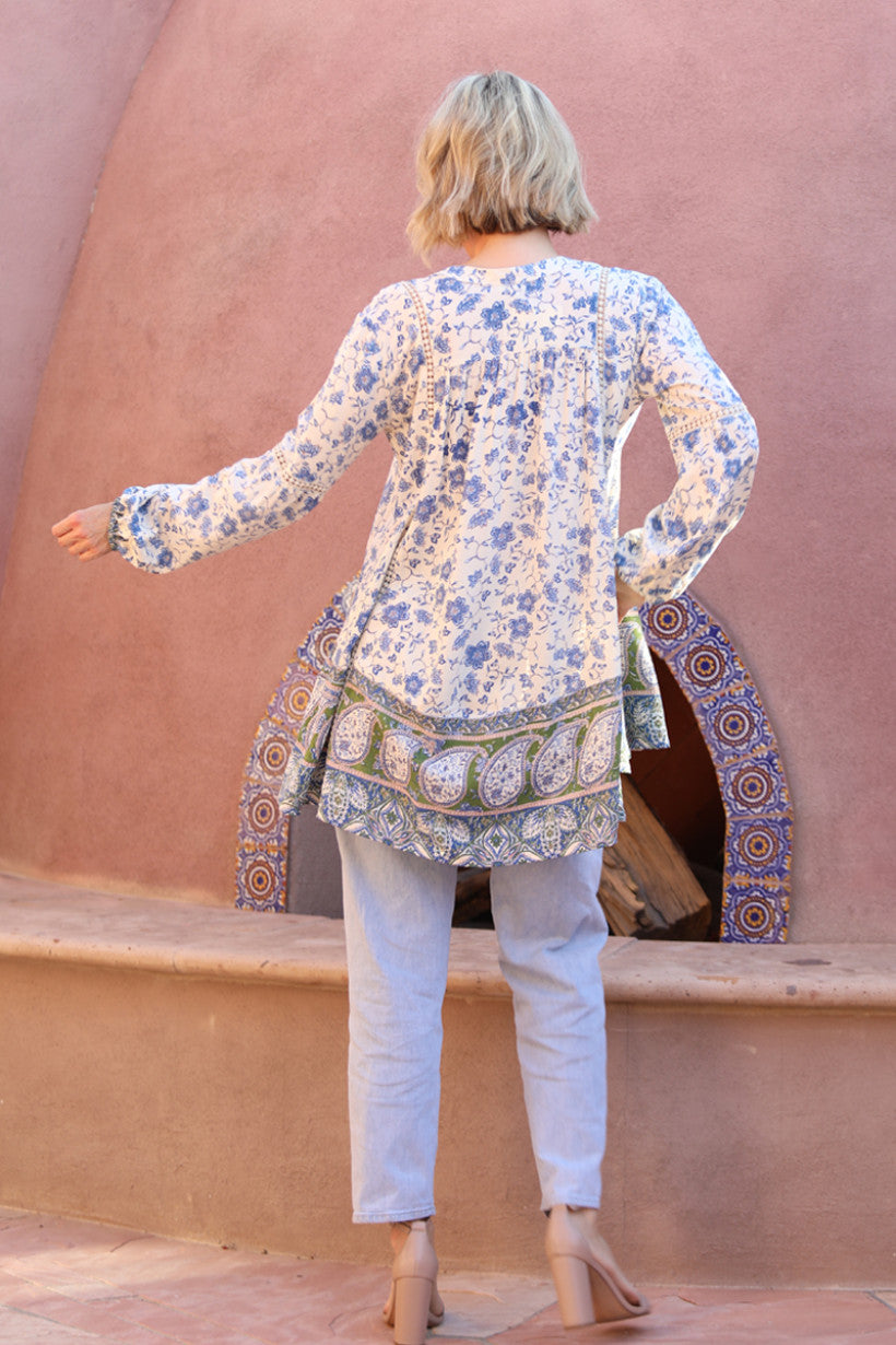 Long Sleeve Top With Lace