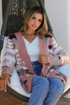 AZTEC PRINT CARDIGAN