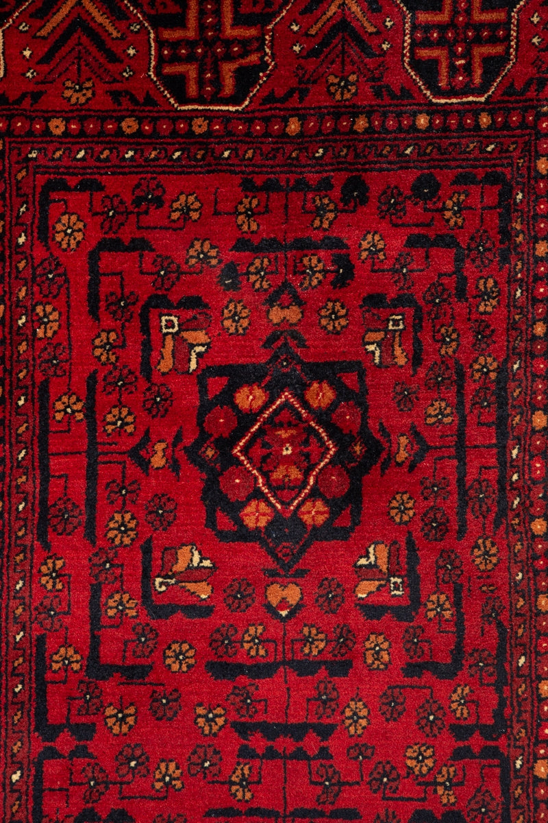 Hand Knotted Wool Rug Runner