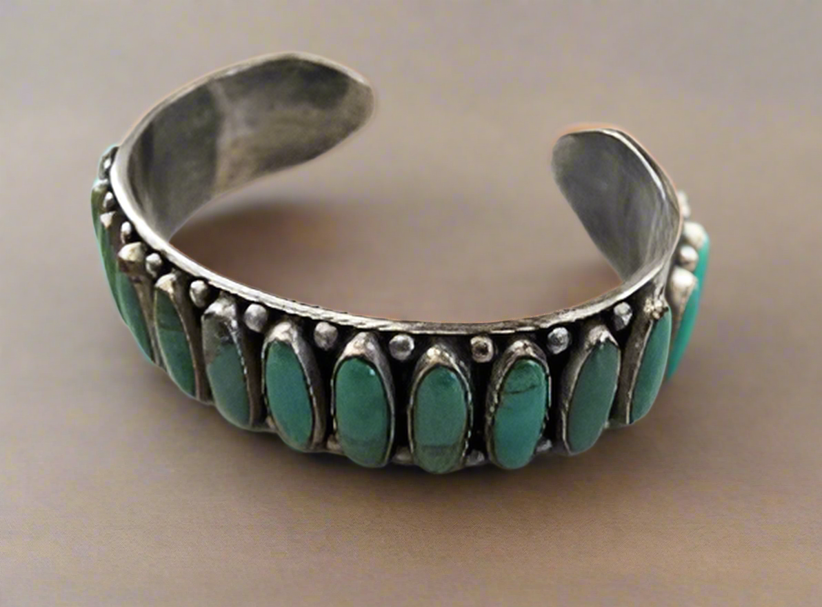 Green Stone Turquoise Bracelet By DMD