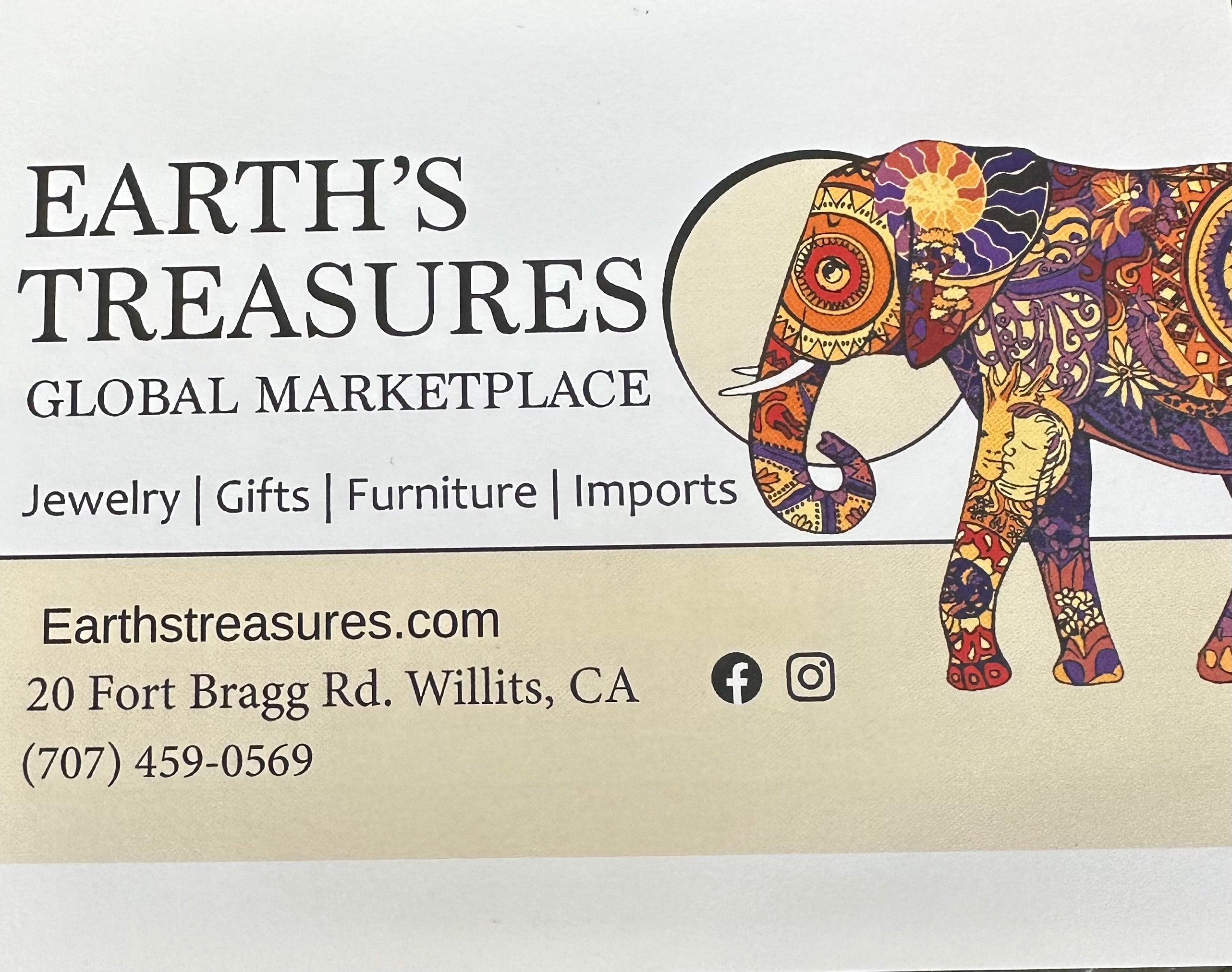 EARTHS TREASURES GIFT CERTIFICATE