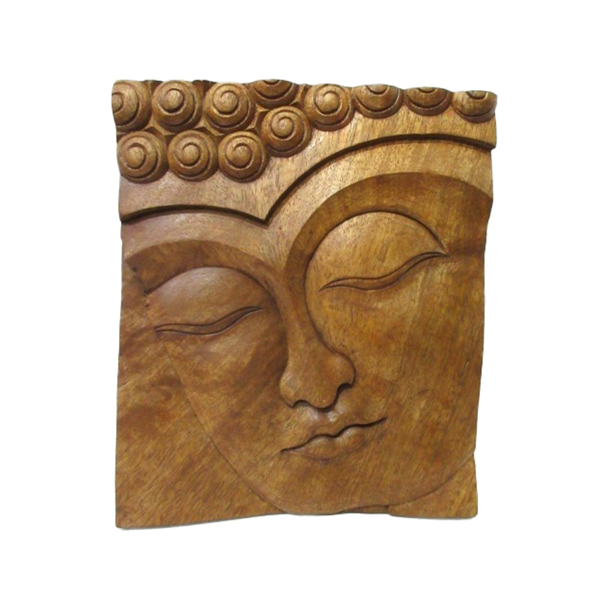 Buddha Teak Wood Plaque