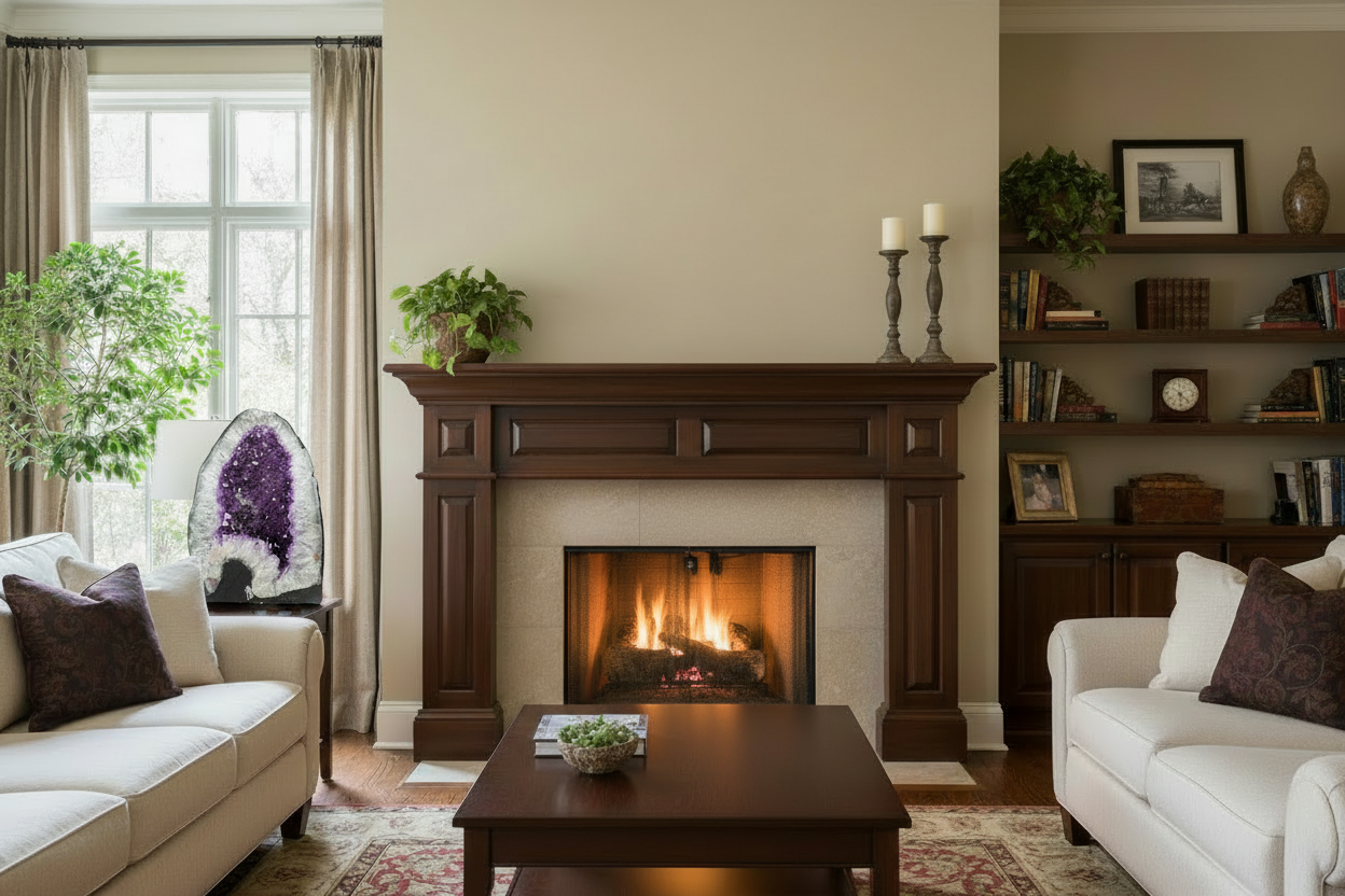 Amethyst Crystal Geode 11"Wx15.5"Hx7"D