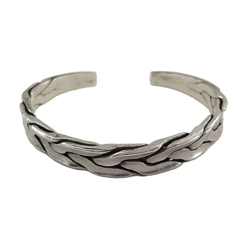Sterling Silver  Braided Cuff